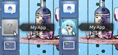 Python application icon on unity bar