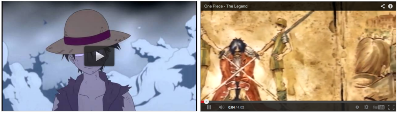 Video thumbnail vs video player